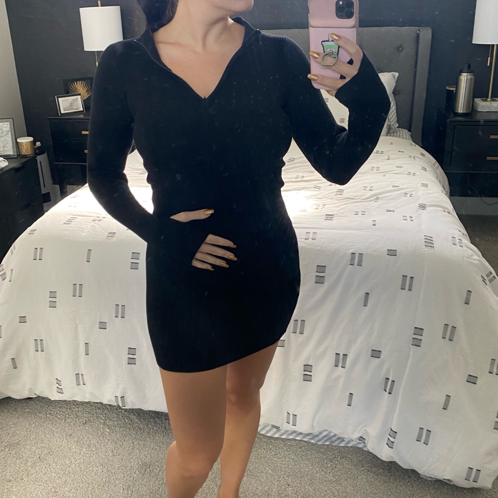 Aubrey Mini Dress Princess Polly S/M In Black